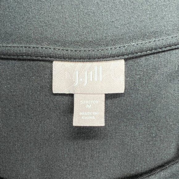 J. Jill Women's Size Medium Black Ponte Shift Dress - Picture 8 of 10